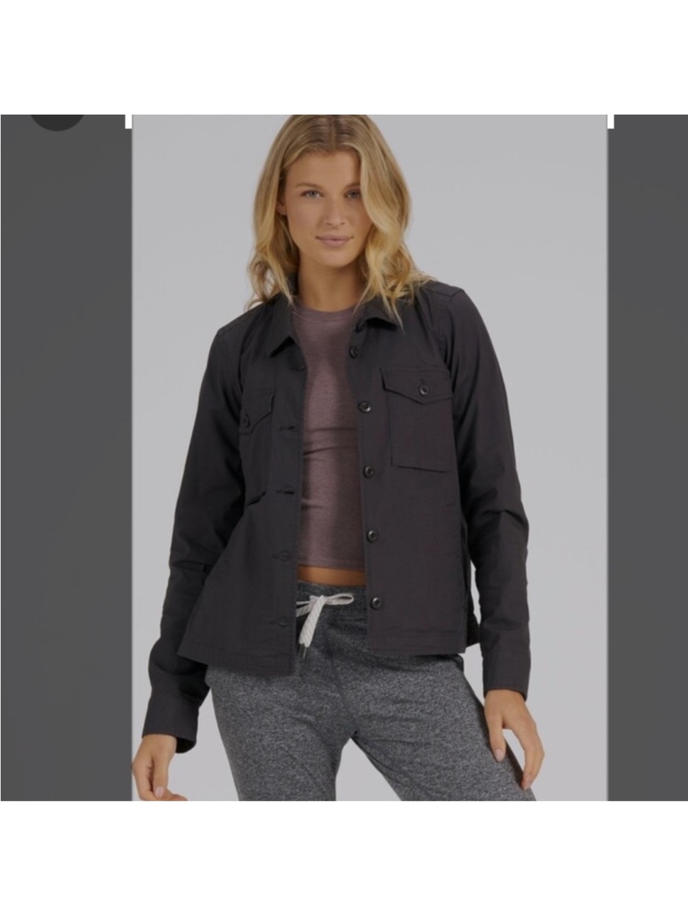 Vuori ripstop jacket Charcoal Gray Women’s Size M